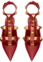 華倫天奴 Valentino Roman Stud 時尚優雅平底鞋 黑色 女款 Lookbook 華倫天奴 Valentino Roman Stud 時尚優雅平底鞋 黑色 女款