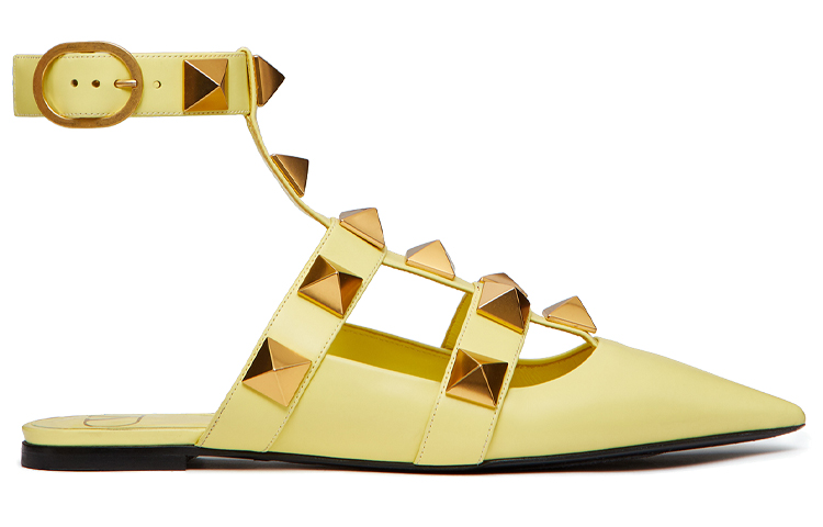(W) Valentino Roman Stud 'Lemon Yellow' 圖 2