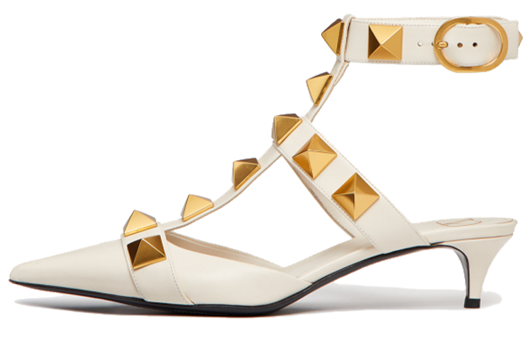 (Women) Valentino Roman Stud 'Light Ivory' WW2S0CB3ZWMI16