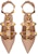 (W) Valentino Garavani Roman Stud Kulit Anak Lembu Ballet Flat Beige VW0S0BY5ZWMGF9