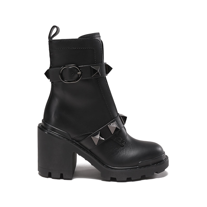 (W) Valentino Roman Stud Boot 'Black Studs' 圖 2