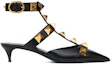 Order (Women) Valentino Roman Stud Calfskin High Heels 'Black' WW2S0CB3ZWM0NO
