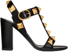 Order (W) Sandales Valentino Roman Stud Noir à Talons Hauts Cloutées Fashion WW2S0CR1ZWM0NO