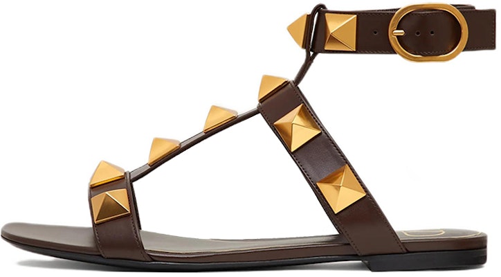 (W) Valentino Roman Stud Sandal Rata 'Coklat' XW2S0BU8ZWMKG8 Buy (W) Valentino Roman Stud Sandal Rata 'Coklat' XW2S0BU8ZWMKG8