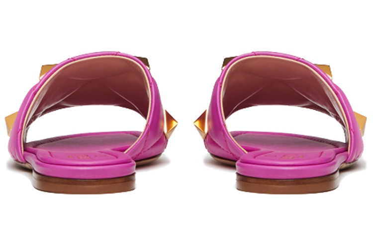 Shop (W) Valentino Roman Stud Sandal Flat 'Pink' VW2S0BK4ZCG55U