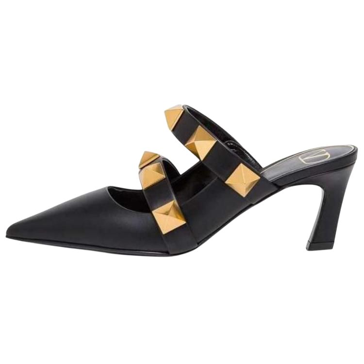 (Women) Valentino Roman Stud High Heel 'Black' VW2S0BM6KET0NO