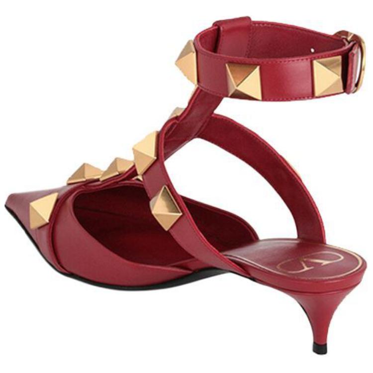 (W) Valentino Roman Stud High Heel 'Red' 圖 4