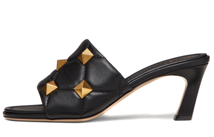 (W) Valentino Roman Stud High Heels 'Elegant Black'