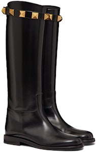 (W) Valentino Bota Alta Roman Stud 'Cuero Negro' 1W2S0ER5ZWM0NO Lookbook (W) Valentino Bota Alta Roman Stud 'Cuero Negro' 1W2S0ER5ZWM0NO