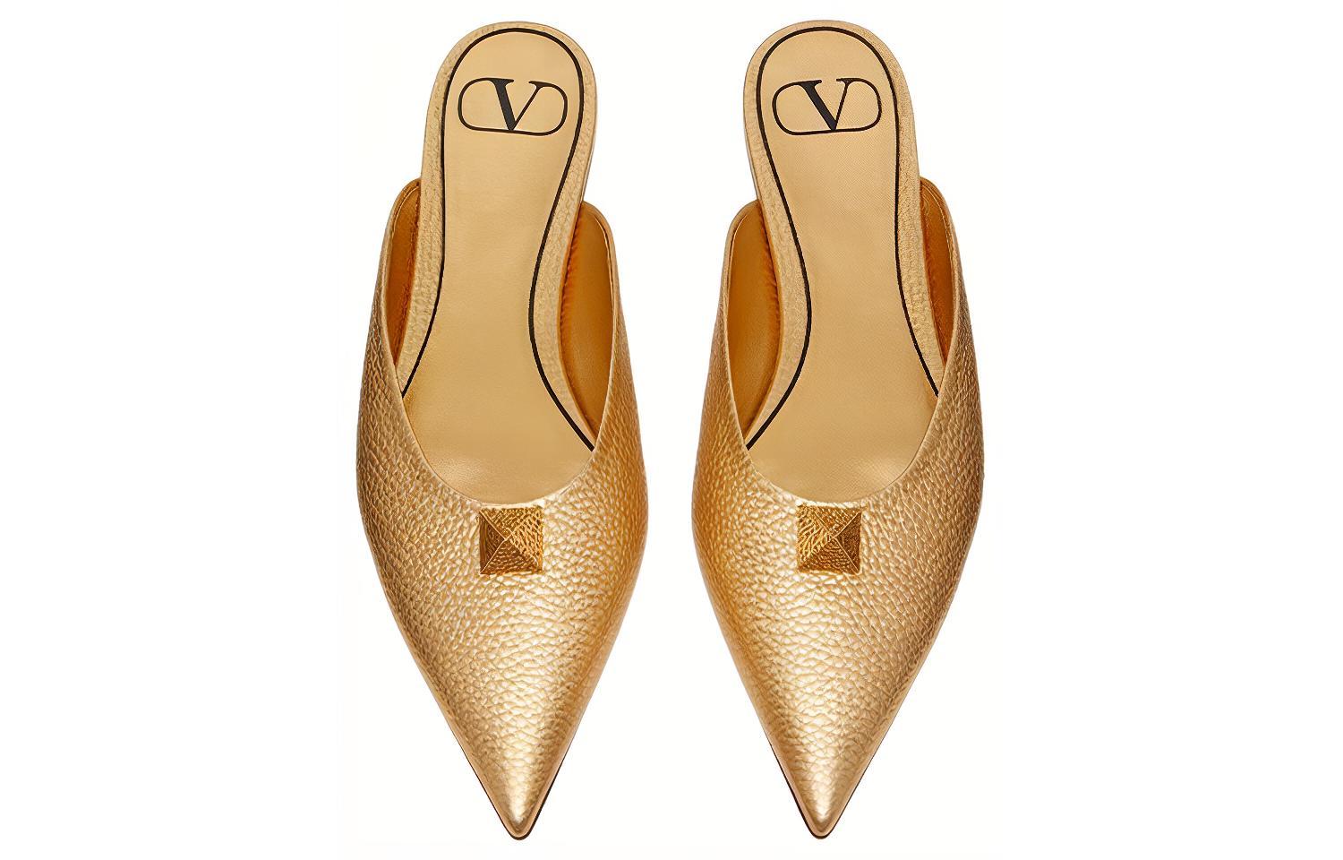 Shop (W) ヴァレンティノ　スタッズミュール (ゴールド) VW2S0BK2XYFKM5