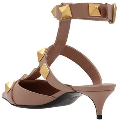 (Women) Valentino Roman Stud Mid-Heel Leather Shoes 'Light Brown' XW2S0CB3ZWMGF9 Lookbook (Women) Valentino Roman Stud Mid-Heel Leather Shoes 'Light Brown' XW2S0CB3ZWMGF9