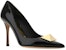 (W) Valentino Roman Stud Kasut Tumit Runcing Tanpa Tali 'Hitam 10cm' 1W2S0FH8LAF0NO