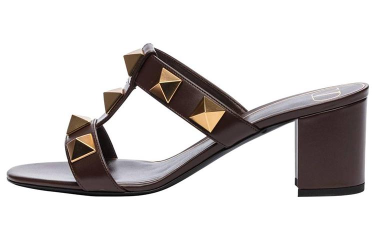 (Women) Valentino Roman Stud Sandal 'Brown' 1W2S0EP5ZWM0NO