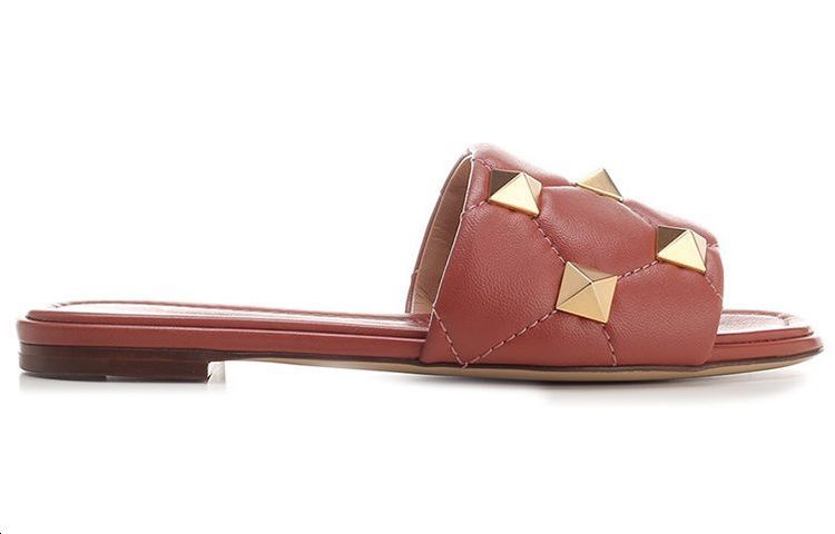 (W) Valentino Roman Stud Slipper 'Red' 圖 2