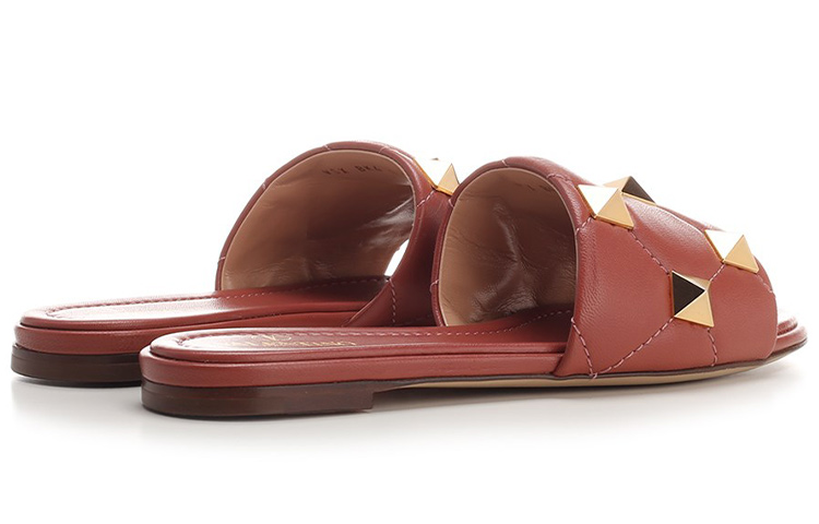 (W) Valentino Roman Stud Slipper 'Red' 圖 5