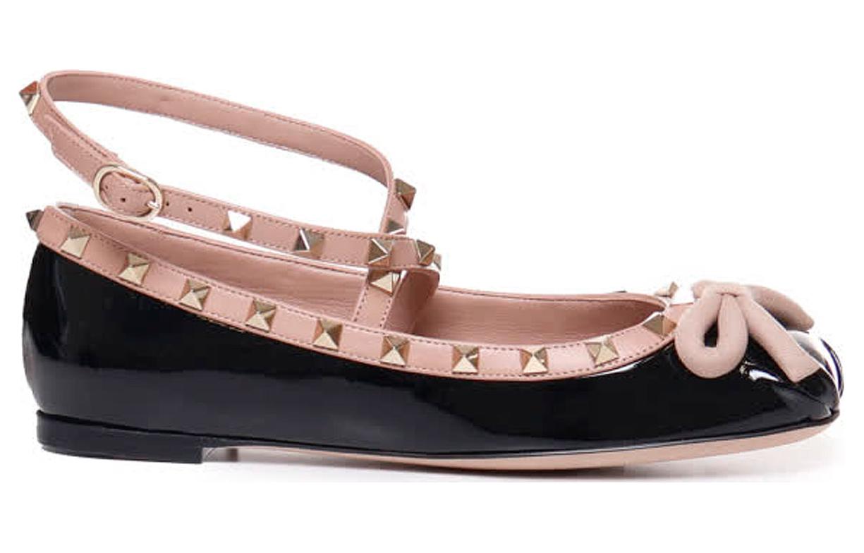 (W) Valentino Round Toe Buckle Loafer 'Black Sheepskin' 圖 2