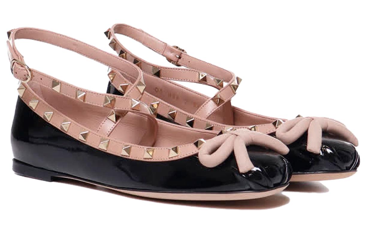 (W) Valentino Round Toe Buckle Loafer 'Black Sheepskin' 圖 3