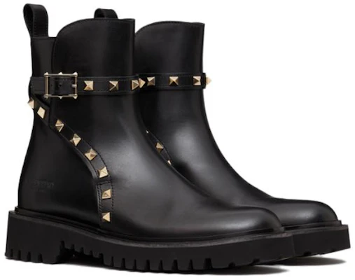 (W) Valentino Sepatu Boot Kulit Slip-On Hak 4cm 'Black Comfort' 3W0S0HY8AWE0NO Lookbook (W) Valentino Sepatu Boot Kulit Slip-On Hak 4cm 'Black Comfort' 3W0S0HY8AWE0NO