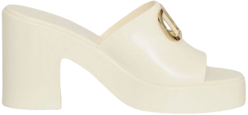 (Women) Valentino Rubber Logo Block Heel Slide 'White Fashion' 2W2S0FU8WFU098 Order (Women) Valentino Rubber Logo Block Heel Slide 'White Fashion' 2W2S0FU8WFU098