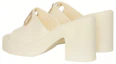 Purchase (Women) Valentino Rubber Logo Block Heel Slide 'White Fashion' 2W2S0FU8WFU098