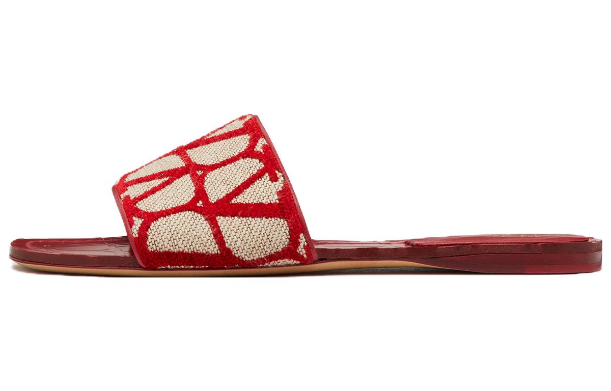 (W) Valentino Slide 'Fashion Red'