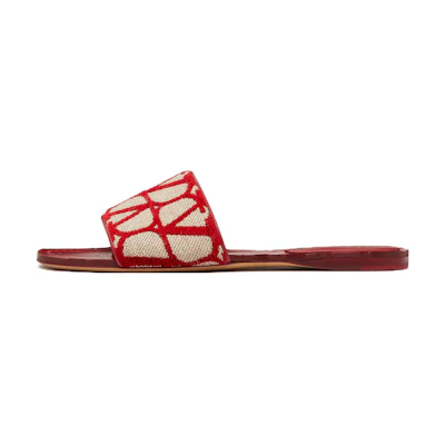 (W) Valentino Slide 'Fashion Red'