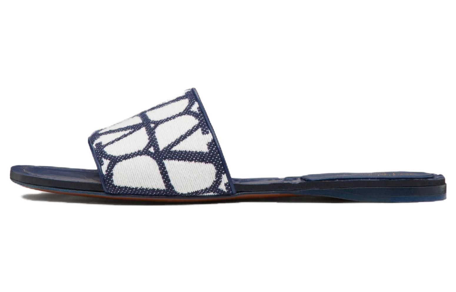 Buy (Women) Valentino Slide Sandal 'Blue and White' 3W2S0GS4PXFK0Z