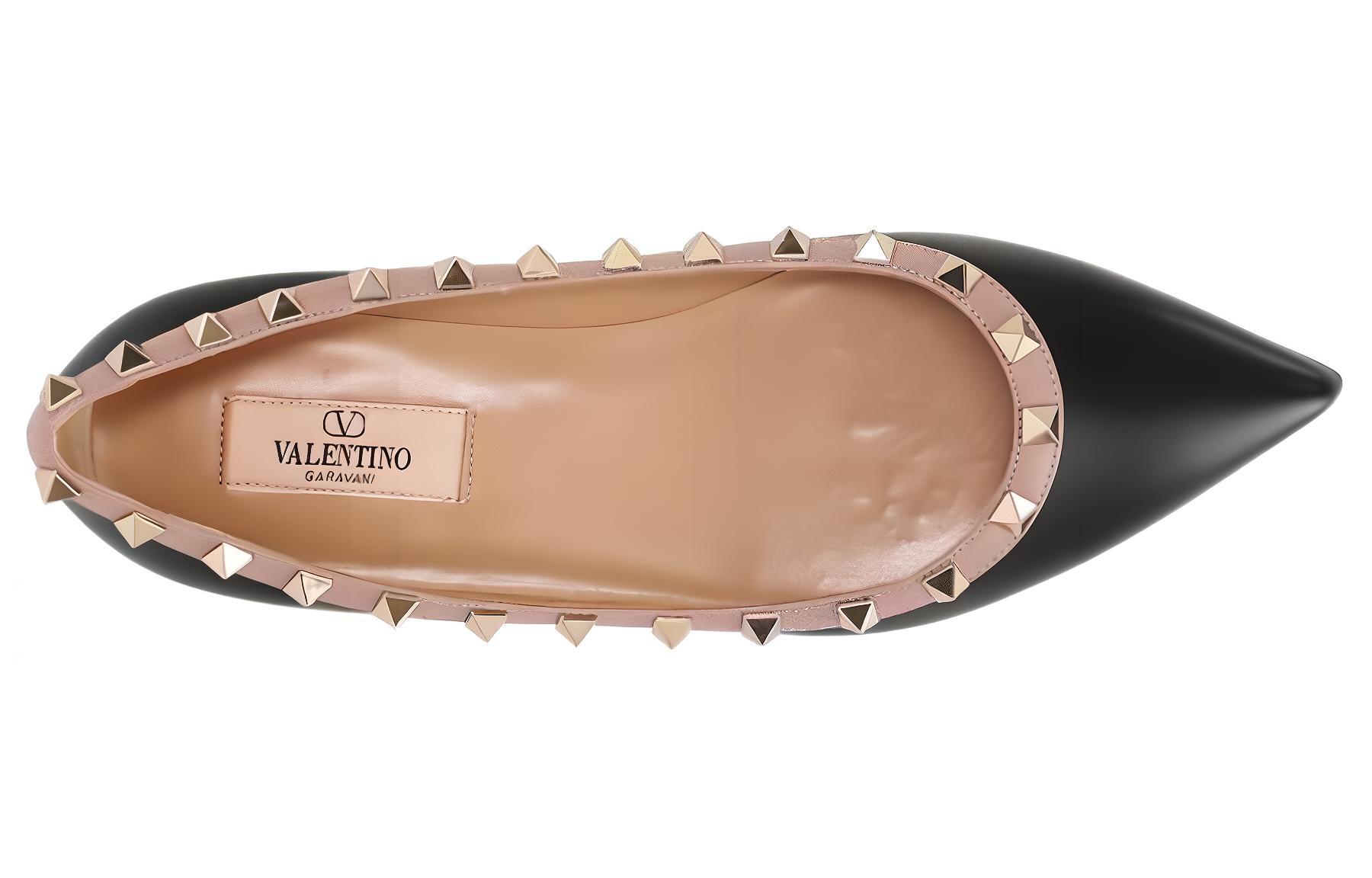 Shop (W) Valentino Slip-On Flat 'Hitam' 3W2S0403VNWN91