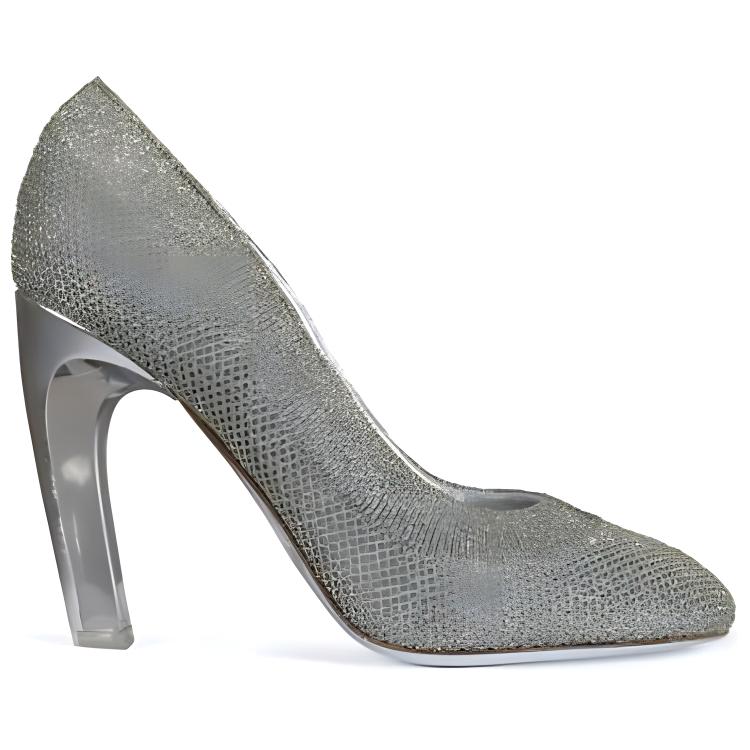 (W) Valentino Slip-On High Heels 'Silver Fashion' 圖 2