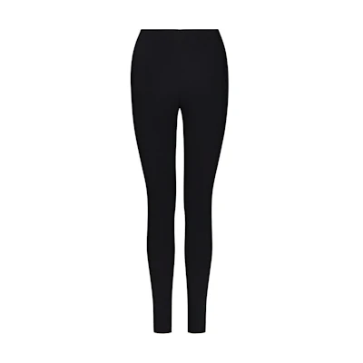 (Women) Valentino Solid Black Slim Fit Base Layer Leggings. WB0MD03M6SRN01