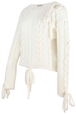 (W) Valentino 白色针织套头毛衣 SS21 系列 WR3KC07W647E01 Shop (W) Valentino 白色针织套头毛衣 SS21 系列 WR3KC07W647E01