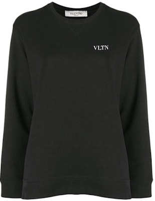 (W) Valentino SS21 黑色休閒素面標誌套頭衛衣。 UB3MF06F5TY0NI Order (W) Valentino SS21 黑色休閒素面標誌套頭衛衣。 UB3MF06F5TY0NI