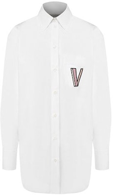 (W) Valentino SS21 白色休閒長袖襯衫. TB3AB16N1M10B0 Order (W) Valentino SS21 白色休閒長袖襯衫. TB3AB16N1M10B0
