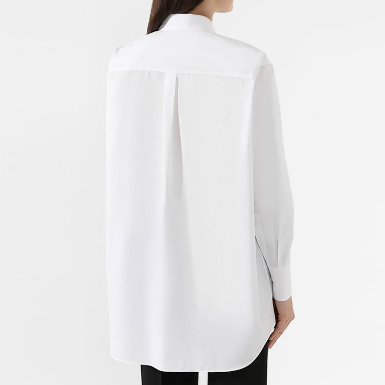 Shop (W) Valentino SS21 白色休閒長袖襯衫. TB3AB16N1M10B0