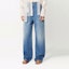 Lookbook (W) Valentino SS22 1985 系列寬管牛仔褲 藍色 BDD13P8EF558