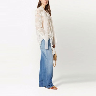 (W) Valentino SS22 1985 系列寬管牛仔褲 藍色 BDD13P8EF558 Purchase (W) Valentino SS22 1985 系列寬管牛仔褲 藍色 BDD13P8EF558