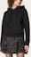 Shop (W) Valentino SS22 Hoodie Rajut Hitam Pullover XB3MF16C71R0NO
