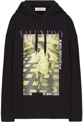 (W) Valentino SS22 Portrait Print Sweatshirt Hitam XB0MF17J75NEE6 Order (W) Valentino SS22 Portrait Print Sweatshirt Hitam XB0MF17J75NEE6