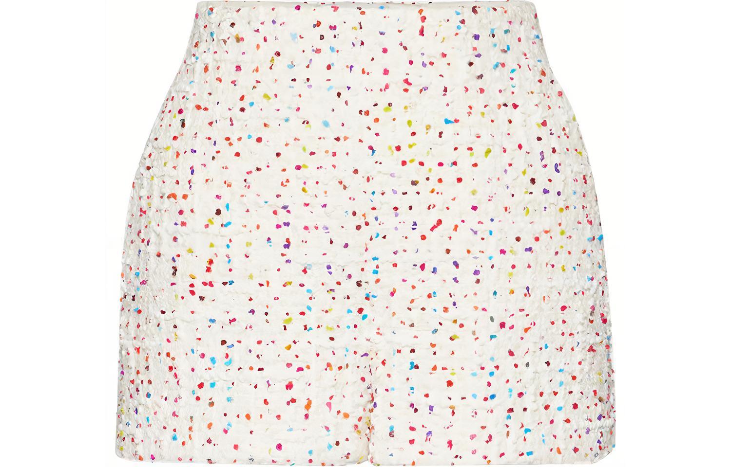 Order (Women) Valentino SS22  Tweed Casual Shorts Beige. XB3RF1V76VPAM0