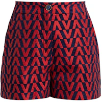 Order (W) Valentino SS22 全字母印花直筒短褲 女款 多色 RB3RF0T54FQMBY