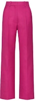(Women) Valentino SS22 Pink Solid Button Casual Trousers XB3RB4M66LRFP1 (Women) Valentino SS22 Pink Solid Button Casual Trousers XB3RB4M66LRFP1