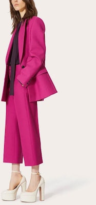 (W) 발렌티노 SS22 핑크 솔리드 버튼 캐주얼 바지 XB3RB4M66LRFP1 Purchase (W) 발렌티노 SS22 핑크 솔리드 버튼 캐주얼 바지 XB3RB4M66LRFP1