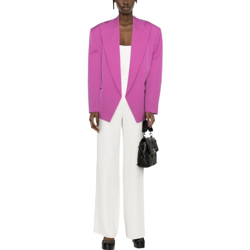 Lookbook (W) Valentino SS23 高腰寬褲 休閒白色長褲. BRB5961MM-A03