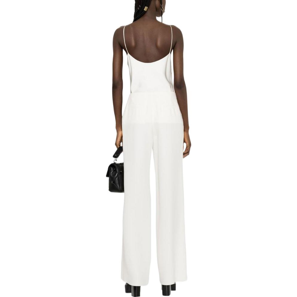 Shop (W) Valentino SS23 高腰寬褲 休閒白色長褲. BRB5961MM-A03