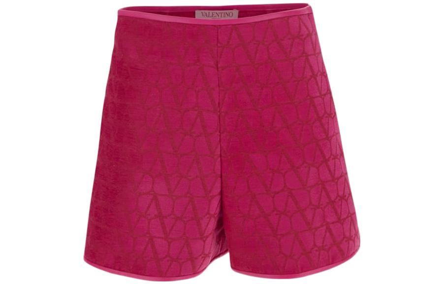 Order (Women) Valentino SS23 Pink Printed Mid-Rise Casual Shorts for Women. 2B3RF2A97TEUWT