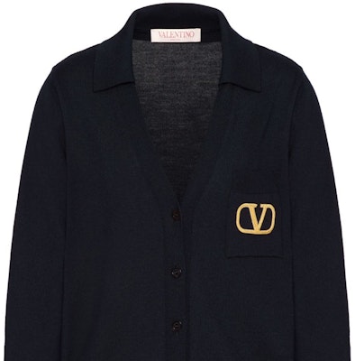 (W) 발렌티노 SS24 브이넥 버튼업 니트 가디건 네이비 블루. BKA08C8NY598 Details for (W) 발렌티노 SS24 브이넥 버튼업 니트 가디건 네이비 블루. BKA08C8NY598