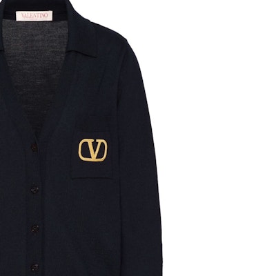 (W) 발렌티노 SS24 브이넥 버튼업 니트 가디건 네이비 블루. BKA08C8NY598 Cheap (W) 발렌티노 SS24 브이넥 버튼업 니트 가디건 네이비 블루. BKA08C8NY598