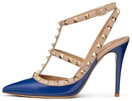 (Women) Valentino Stiletto 'Comfortable Versatile Blue' UW2S0376VNWFE6 (Women) Valentino Stiletto 'Comfortable Versatile Blue' UW2S0376VNWFE6