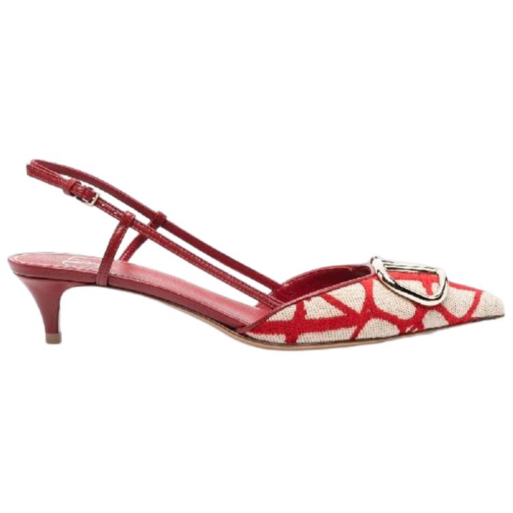 (W) Valentino Stiletto High Heels 'Beige Red' 圖 2