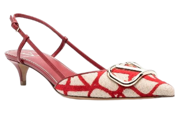 (W) Valentino Stiletto High Heels 'Beige Red' 圖 3